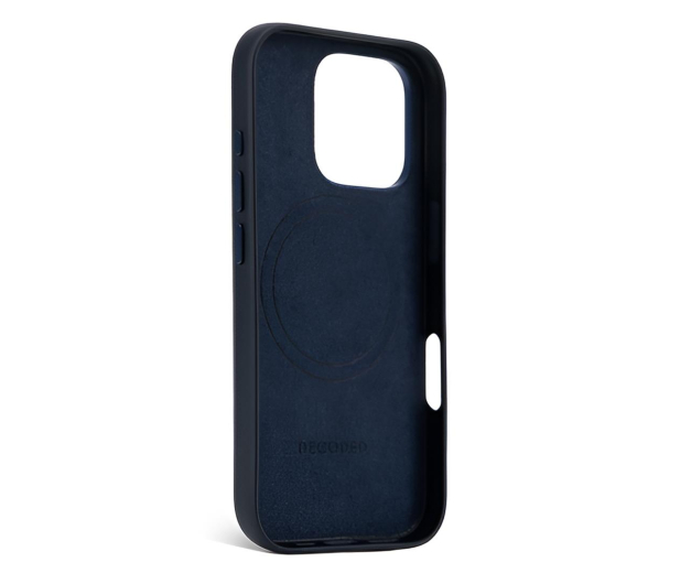 Decoded Leather Backcover iPhone 16 Pro MagSafe navy - 1284376 - zdjęcie 3